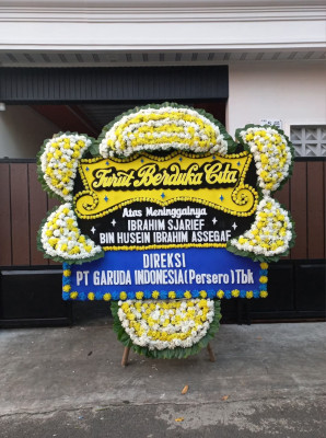 Papan Bunga Duka di Medan Tembung