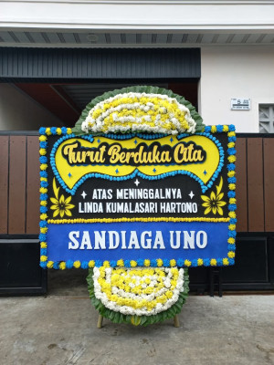 Papan Bunga Duka di Medan Tembung