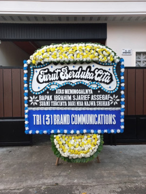 Papan Bunga Duka di Medan Tembung